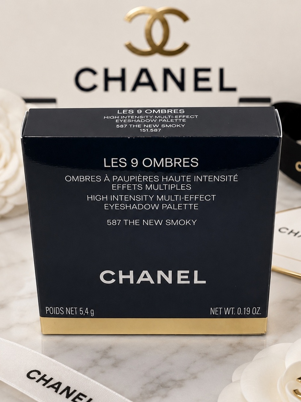 CHANEL LES 9 OMBRES 587 The New Smoky Eyeshadow Palette Limited Edition NIB